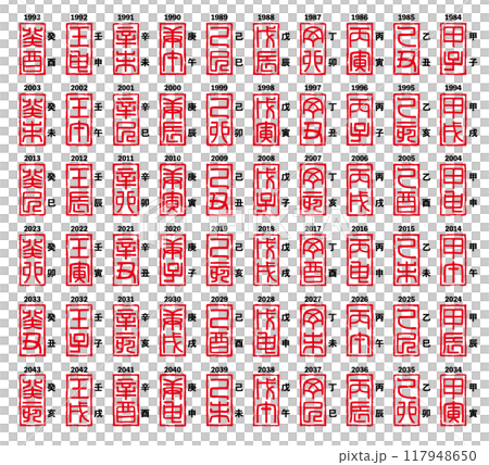 Sixty Years of the Zodiac Seal_Red 117948650