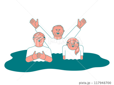沼にどっぷりはまっている人たち 117948700