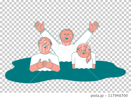 沼にどっぷりはまっている人たち 117948700