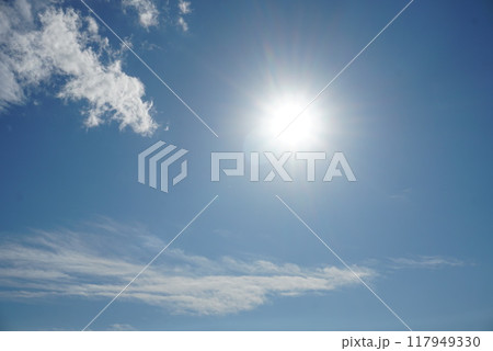 太陽と輝く太陽 117949330