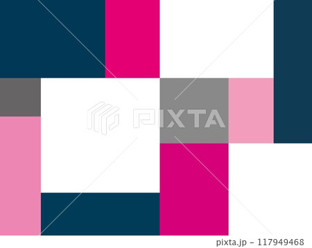 幾何学模様　四角形 117949468