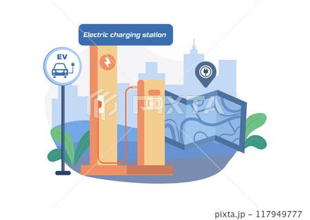 Electric Charging Station Location Electric Charging Station Location 117949777