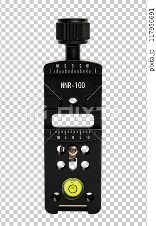 Macro focusing rail on a transparent background 117950691