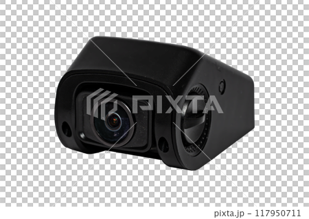 Modern car video camera isolated on transparent background 117950711