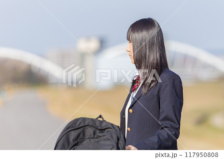 女子高生　ポートレート 117950808