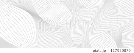 business background lines wave abstract stripe design . Vector illustration 117950879