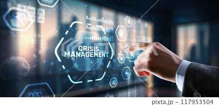 Crisis management concept. Procedure for finding a solution to the crisis Crisis management concept. Procedure for finding a solution to the crisis 117953504