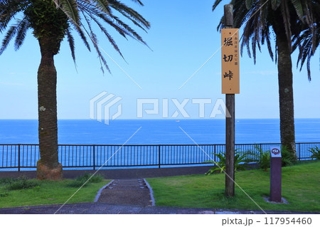 日南海岸国定公園の堀切峠（宮崎県宮崎市） 117954460