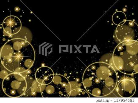 ブラックフライデー背景、キラキラ、黒、横 117954583
