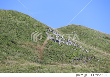 登山道から見た景色 117954590