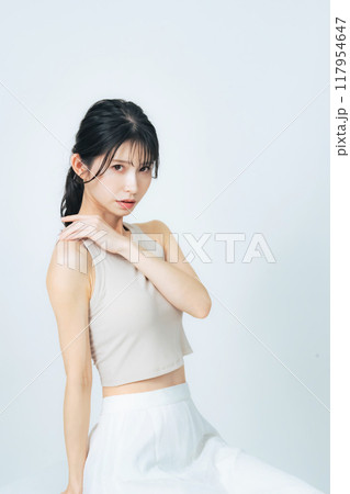 美しいミドル女性のポートレート 117954647