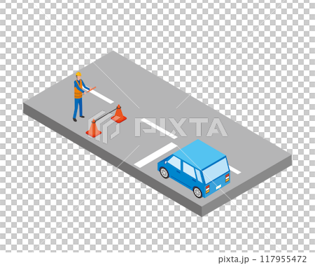 A man directing traffic A man directing traffic 117955472