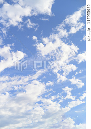 青空と雲のバックグラウンド 青空と雲のバックグラウンド 117955980