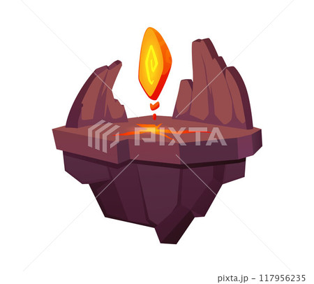 Magical island vector illustration for games Magical island vector illustration for games 117956235