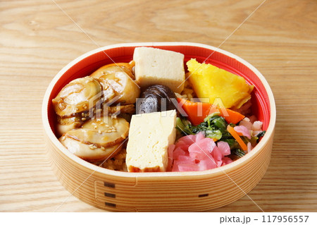 帆立わっぱご飯 117956557
