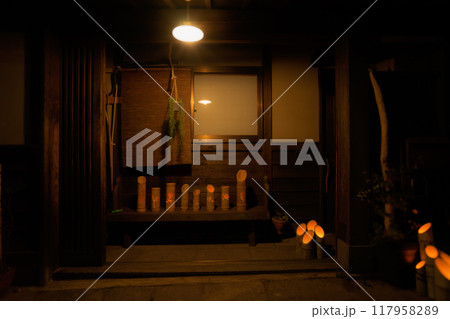 竹田 竹楽 竹灯篭 竹の灯り 竹田 竹楽 竹灯篭 竹の灯り 117958289