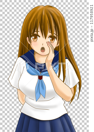 アニメ風女子高生　　 117958921