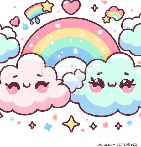 雲のイラストのイラスト素材 [117958922] - PIXTA