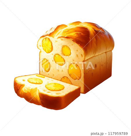 Pineapple bread  117959789