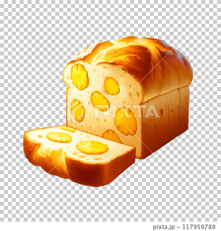 Pineapple bread  117959789