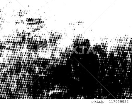 Black and white grunge. Distress overlay texture. Abstract surface dust and rough dirty wall background concept. Distress illustration simply place over object to create grunge effect. Vector EPS10. 117959922