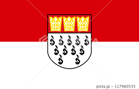 Flag of the city of Cologne Flag of the city of Cologne 117960535