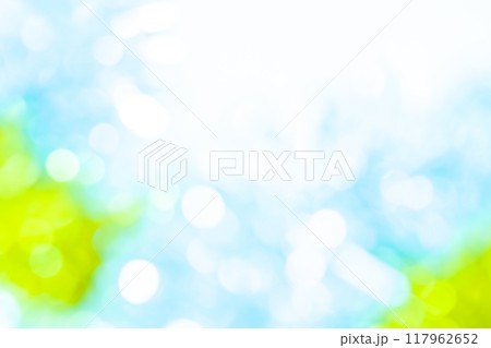 キラキラ・ブルーとグリーン 背景素材 117962652