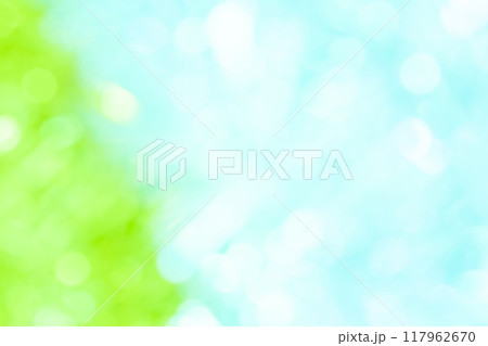 キラキラ・ブルーとグリーン 背景素材 117962670