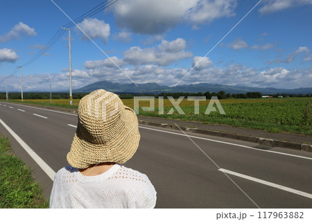 初夏、夏、初秋、北海道、十勝平野、帯広付近、上士幌、大雪山国立公園、女子旅、大雪山 初夏、夏、初秋、北海道、十勝平野、帯広付近、上士幌、大雪山国立公園、女子旅、大雪山 117963882