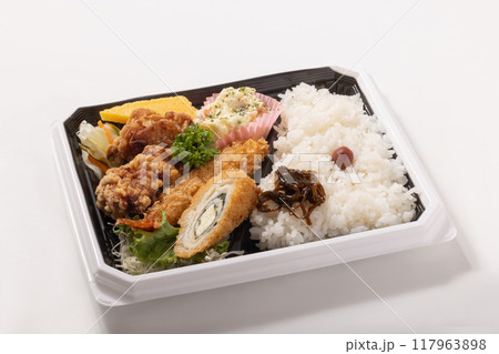 ミックスフライ弁当 117963898