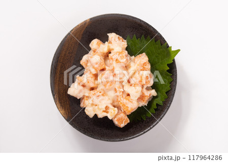 ししゃも卵　明太マヨネーズ和え 117964286