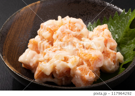 ししゃも卵 明太マヨネーズ和え ししゃも卵 明太マヨネーズ和え 117964292