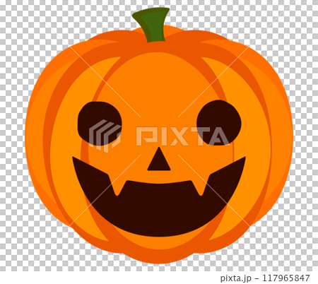 ジャックオーランタンのイラスト【1】 117965847