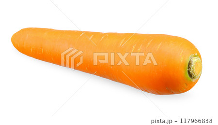 Carrot vegetable isolated on white background. 117966838