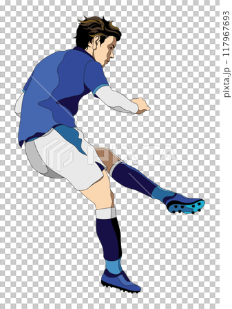 男足球員射門2 117967693