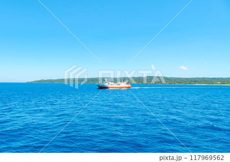 船から見える海の絶景 117969562