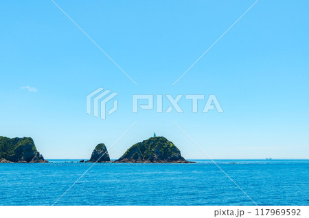 船から見える海の絶景 船から見える海の絶景 117969592