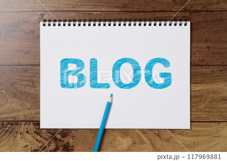 色鉛筆で塗りつぶしたイメージのBLOG 117969881