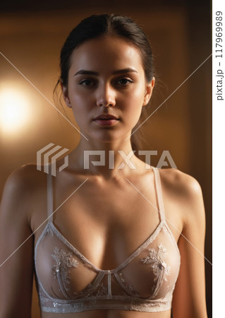 Sexy spanish young Woman in transparent... - Stock Illustration [117969989]  - PIXTA