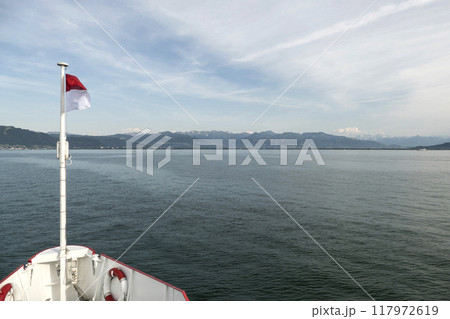 Boat trip on Lake Constance, Germany 117972619