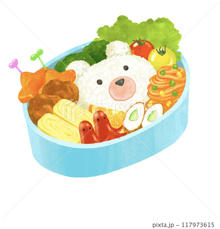 キャラ弁 かわいいキャラクター弁当 キャラ弁 かわいいキャラクター弁当 117973615