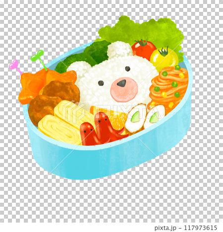 キャラ弁 かわいいキャラクター弁当 キャラ弁 かわいいキャラクター弁当 117973615