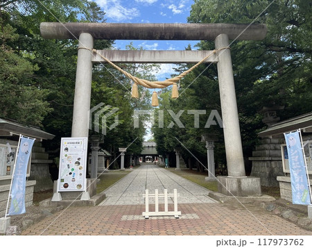 帯廣神社の鳥居 117973762