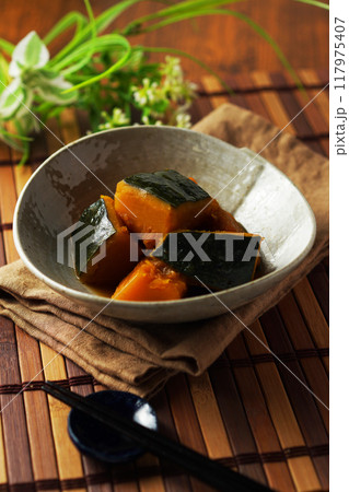 かぼちゃの煮物 117975407