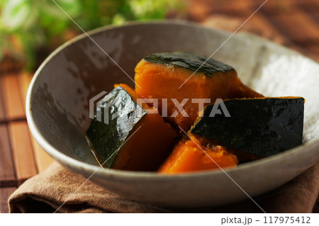 かぼちゃの煮物 117975412