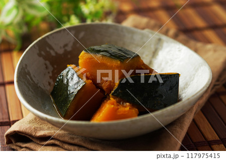 かぼちゃの煮物 117975415