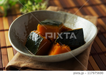 かぼちゃの煮物 かぼちゃの煮物 117975690