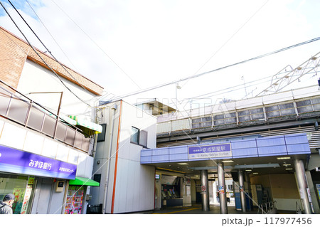 京成関屋駅の入り口 117977456