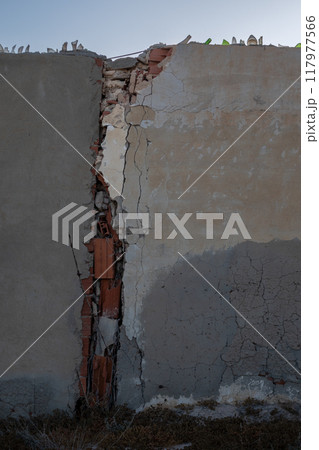 Broken and repaired fence, Djerba, Tunisia Broken and repaired fence, Djerba, Tunisia 117977566