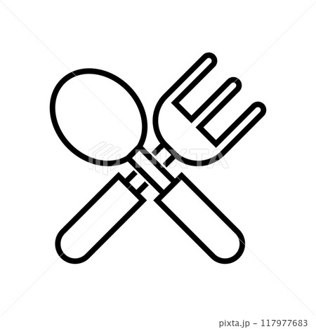 fork spoon icon fork spoon icon 117977683